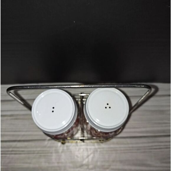 Coca-Cola Soda Can Salt and Pepper Shaker Set With Caddy Retro Decor - Picture 2 of 9